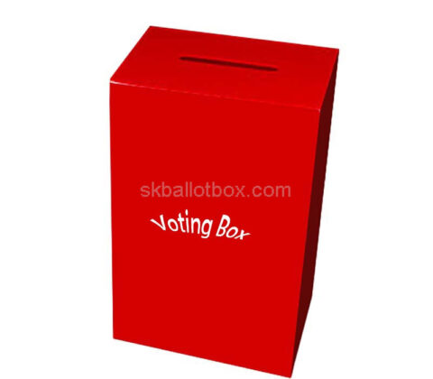 Custom plexiglass ballot box