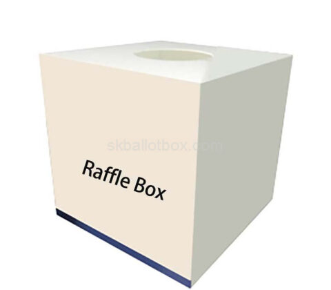 Custom plexiglass event raffle draw box