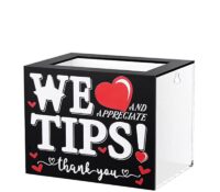Custom acrylic tip jar