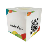 Custom acrylic lucky draw box