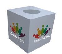 Custom acrylic promotional lucky draw box