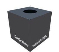 Custom acrylic multifunctional lucky draw box