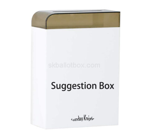 Custom acrylic hotel suggestion collection box