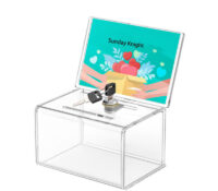 Custom acrylic hotels guest feedback box