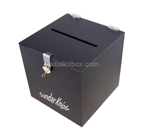 Custom acrylic square ballot box