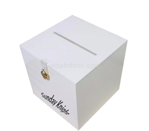 Custom acrylic square ballot case