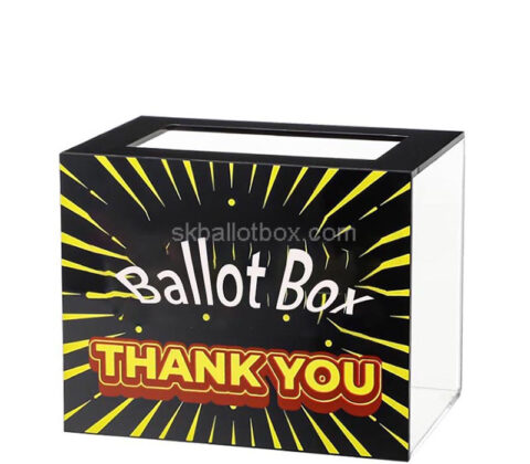 Custom acrylic ballot box