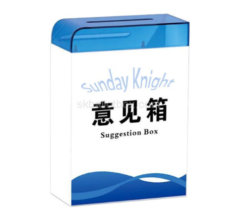 Custom plexiglass suggestion box