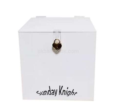 Custom plexiglass retail feedback collection box