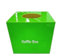 Custom acrylic raffle draw box