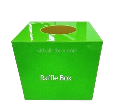 Custom acrylic raffle draw box