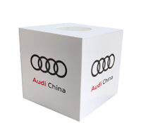 Custom acrylic workplace giveaways raffle draw box