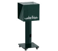 Custom acrylic businesses suggestion box with wheels