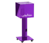 Custom acrylic events feedback box with wheels SB-348 Custom acrylic events feedback box with wheels