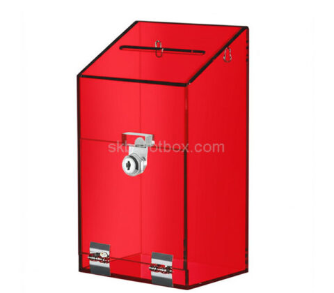 Custom acrylic wall vote collection box
