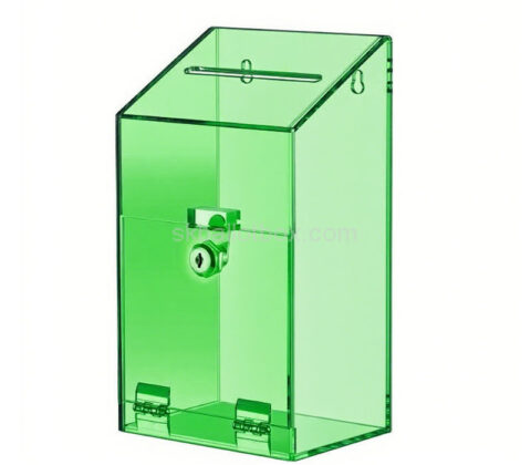 Custom acrylic wall haning vote collection box
