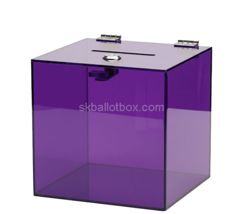 Custom acrylic campaigns 6 X 6 X 6 vote box