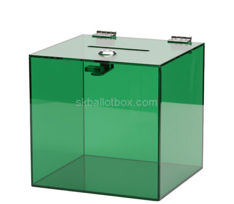 Custom acrylic campaigns 6 X 6 X 6 voting box