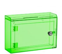 Custom acrylic wall hanging donation box