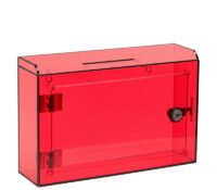 Custom acrylic wall mounted money collection box