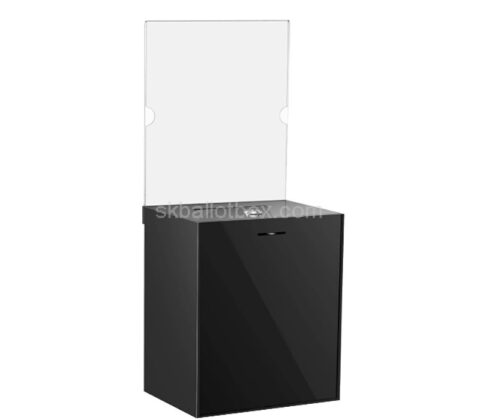 Custom acrylic ballots collection box