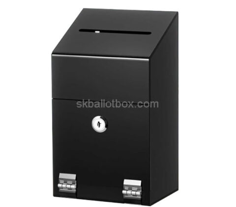 Custom acrylic offices suggestion box with lock
