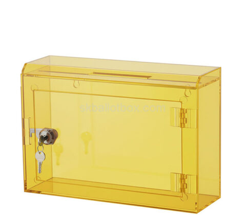 Custom acrylic wall comments collection box