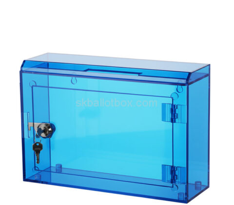 Custom acrylic hanging comments collection box