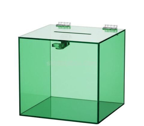 Custom acrylic square vote box