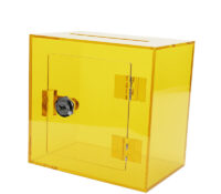 Custom acrylic offices lockable suggestion box SB-376 Custom acrylic offices lockable suggestion box