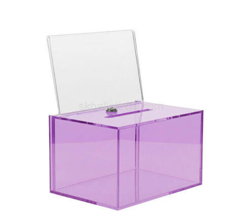 Custom acrylic multi-functional elections box