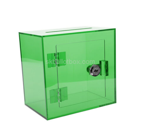 Custom acrylic multi-functional voting box