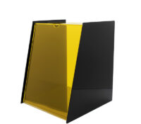Custom acrylic trapezoid ballot box
