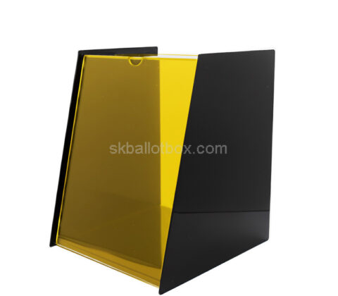 Custom acrylic trapezoid ballot box