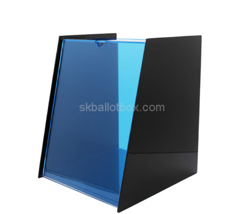 Custom acrylic trapezoid voting box