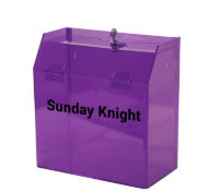 Custom acrylic corporate elections box BB-3192 Custom acrylic corporate elections box