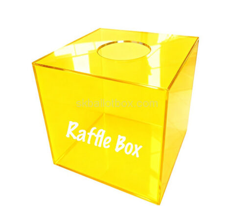 Custom acrylic party raffle box