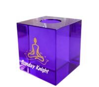 Custom acrylic celebrations raffle box DB-418 Custom acrylic celebrations raffle box