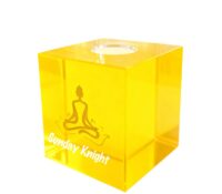 Custom acrylic festive giveaways raffle box DB-419 Custom acrylic festive giveaways raffle box