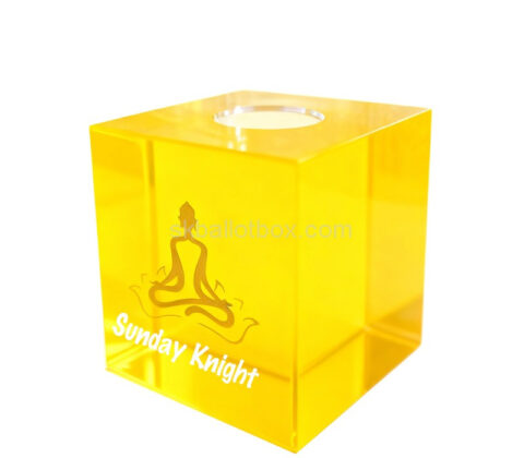 Custom acrylic festive giveaways raffle box