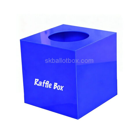 Custom acrylic office parties raffle box