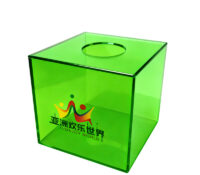 Custom acrylic company events raffle box DB-422 Custom acrylic company events raffle box