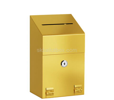 Custom acrylic lockable suggestion box