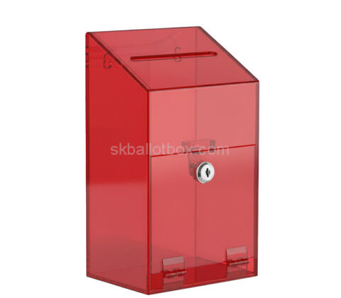 Custom acrylic wall suggestion box