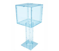 Custom acrylic ballot box with stand BB-3193 Custom acrylic ballot box with stand