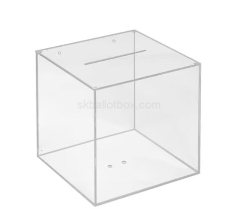 Custom acrylic ballot ticket box