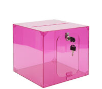 Custom acrylic events voting ticket box BB-3200 Custom acrylic events voting ticket box