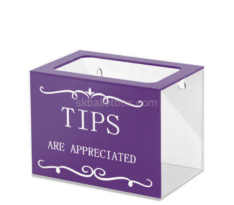 Custom acrylic Bars tip jars