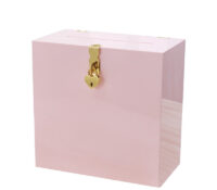 Custom acrylic lockable wedding collection box SB-402 Custom acrylic lockable wedding collection box