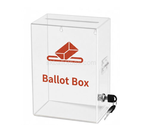 Custom acrylic internal ballot box